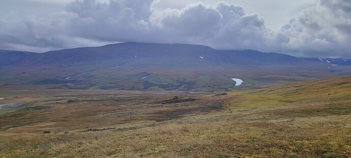 Пайерские горы даже с солнышком закрыты