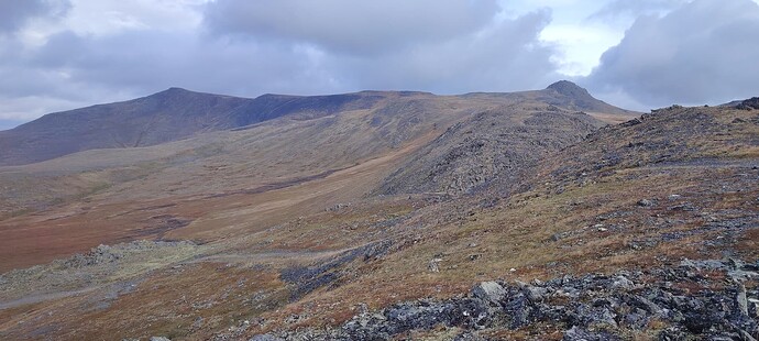 Вид с перевала на восток
