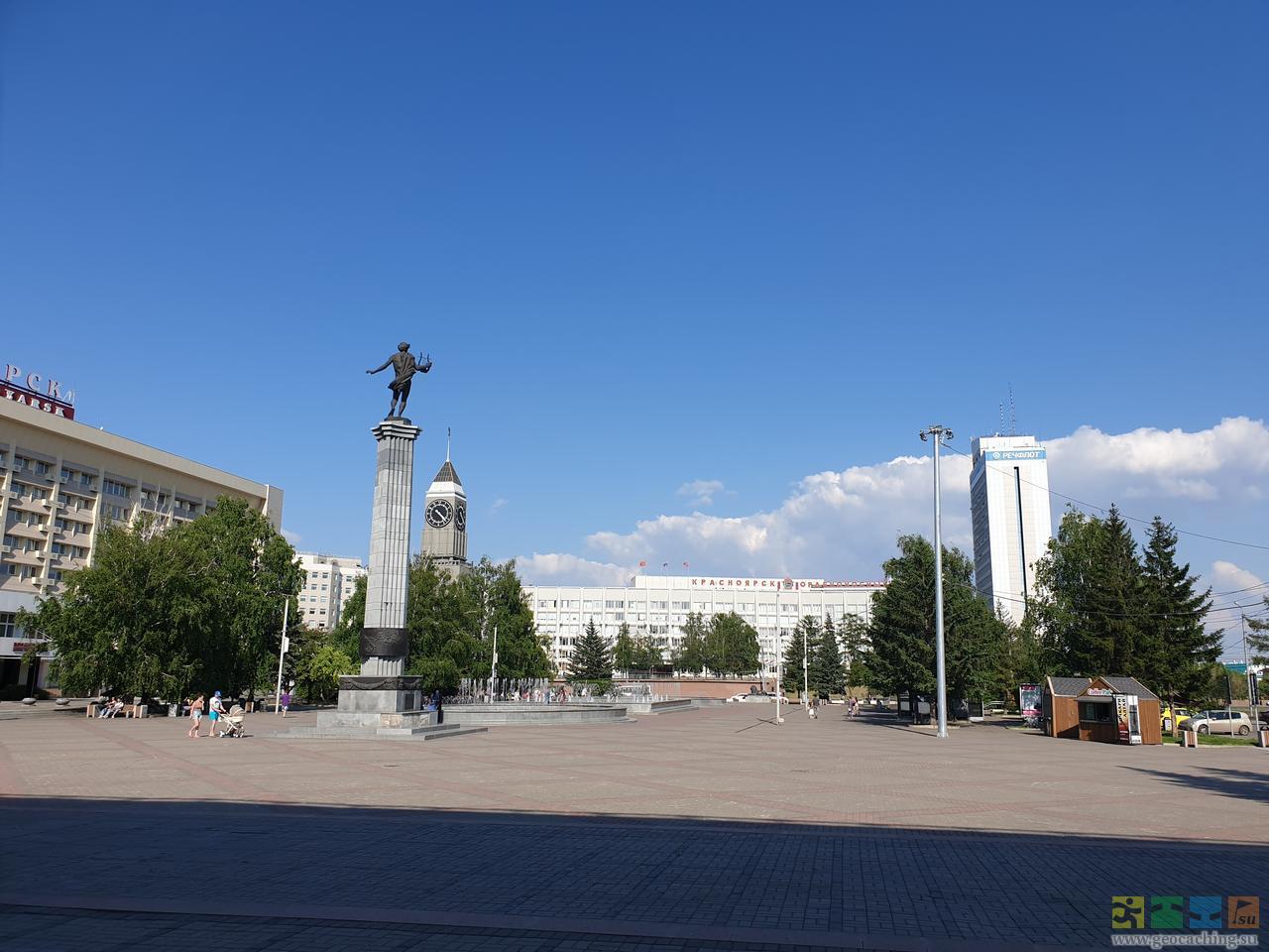 Театральная площадь красноярск
