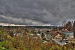 Панорама Боровска в пасмурный день