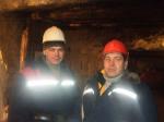 Внимание! На фото слева: Дмитрий, царь и бог, экскурсовод и человек, благодаря которому Вы сможете попасть в шахту.