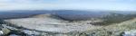 Вид с Иремеля на плато (панорама)