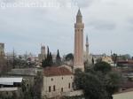 Минарет Йивли, башня с часами и мечеть Текели Мехмед-паши вдалеке