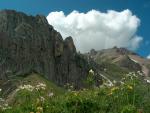 Вид на Оштен с Гузерипльского перевала