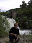 2009 г. На фоне водопада.
