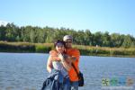 Собственно озеро и я с женой