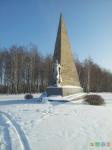  Кривцовский мемориал зимой.