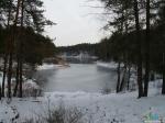 Озеро Глухое покрывается льдом
