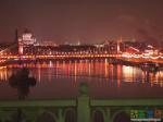 вид на Крымский мост с Андреевского моста