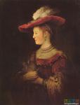 Саския, жена Рембрандта, 1642