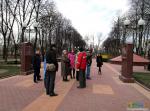 В парке памяти героев Отечественной войны 1812 года. А раньше просто Госпитальным сквером именовался