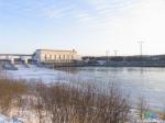 Верхнесвирская ГЭС в январе