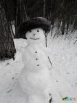  Снеговик встретил меня рядом с дворцом