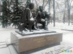 6.11.2016. Памятник Твардовскому и Тёркину