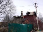  Дом со сгоревшей крышей, в котором ещё живут