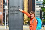  Памятник Раулю Валенбергу, который умер в застенках КГБ 