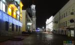   Улочка рядом Воскресенской церковью ночью