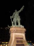 Вот так памятник Петру I выглядит ночью :)