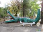 Такого крокодила тоже можно увидеть в парке  