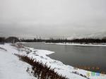 Зимняя Москва-река, вдалеке Капотня