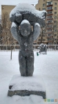 Скульптуры в парке весьма оригинальны)))