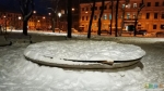 Фонтаны под снегом