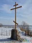 Поклонный крест с видом на Волгу