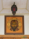 Икона над главным входом в храм