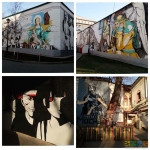 Граффити в Китай-городе и в Хохловском переулке