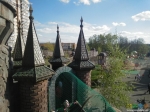 Вид на парк с верхней площадки замка