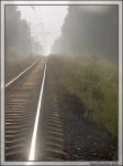 8 - Туманное утро на железной дороге