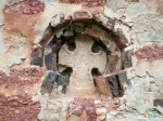 Закладной крест на стенах церкви Петра и Павла в Кожевниках