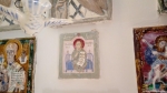 Керамическая икона Матроны Московской в надвратном храме