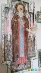 Керамическая икона Сергия Радонежского в надвратном храме