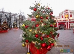 Тверской бульвар ещё в новогоднем убранстве