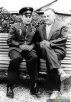 Юрий Гагарин и Сергей Королев в Евпатории, 1966 год, фото И. Снегирева