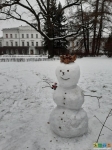 Снеговик, готовь бутылку в парке старой Лесопилки