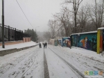 Иду со шлюза №7 на ДОТ. Иваньковское шоссе. Снегопад