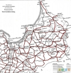 Схема железных дорог Восточной Пруссии