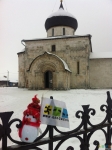 Снеговик в славном городе Арбатове...