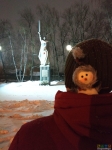 10. Снеговик-путешественник