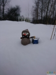 Единственный Снеговик, который разрешил себя использовать )) И барабанный бой - похождения Снеговиков получились!