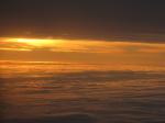 №5 Замок Конопиште&quot;Закат.Вид из самолёта(не подумайте,что внизу-море,это-облака)по дороге в Чехию&quot;