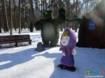Известные Маша и Медведь в Парк сказок забежали да и остались