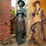 Элеонора Лорд Прей (&quot; Женщина на лестнице&quot;, Огюст Ренуар, 1876г.)