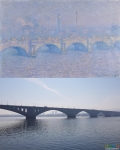 7) Клод Моне “Мост Ватерлоо, эффект солнца”