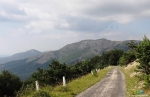 Вид на самую высокую вершину Крыма с Романовской дороги