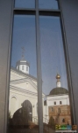 Отражение в окне (Мещовск. Свято-Георгиев монастырь)