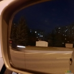 ДОТ отражается в зеркале авто
