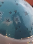 Чистое небо Подольска отражается в звездном небе ночника